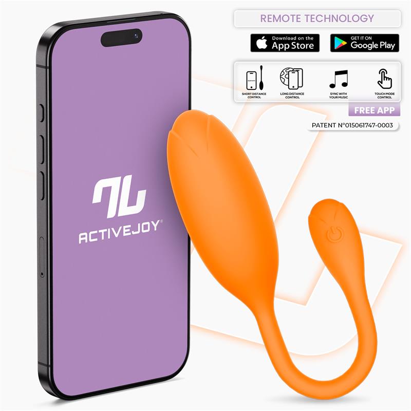 VerdeWhisp Huevo APP – Vibrador eco recargable en Purple · Naranja · Rosa