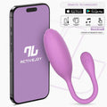 VerdeWhisp Huevo APP – Vibrador eco recargable en Purple · Naranja · Rosa